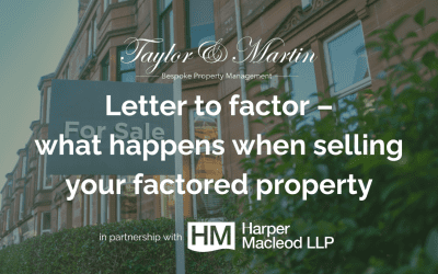 Letter to factor – what happens when selling your factored property